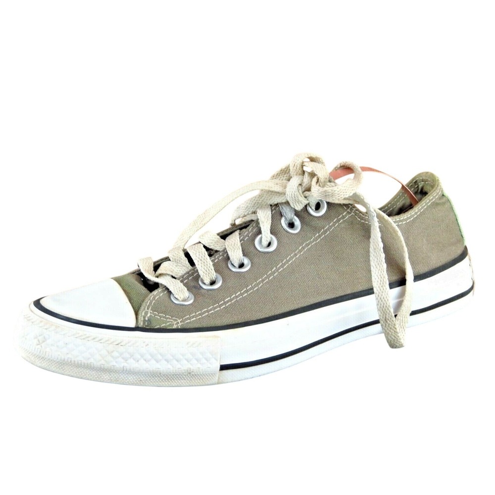 Converse All Star Size 7 M Gray Lace Up‎ Low Top Fabric Women Shoe